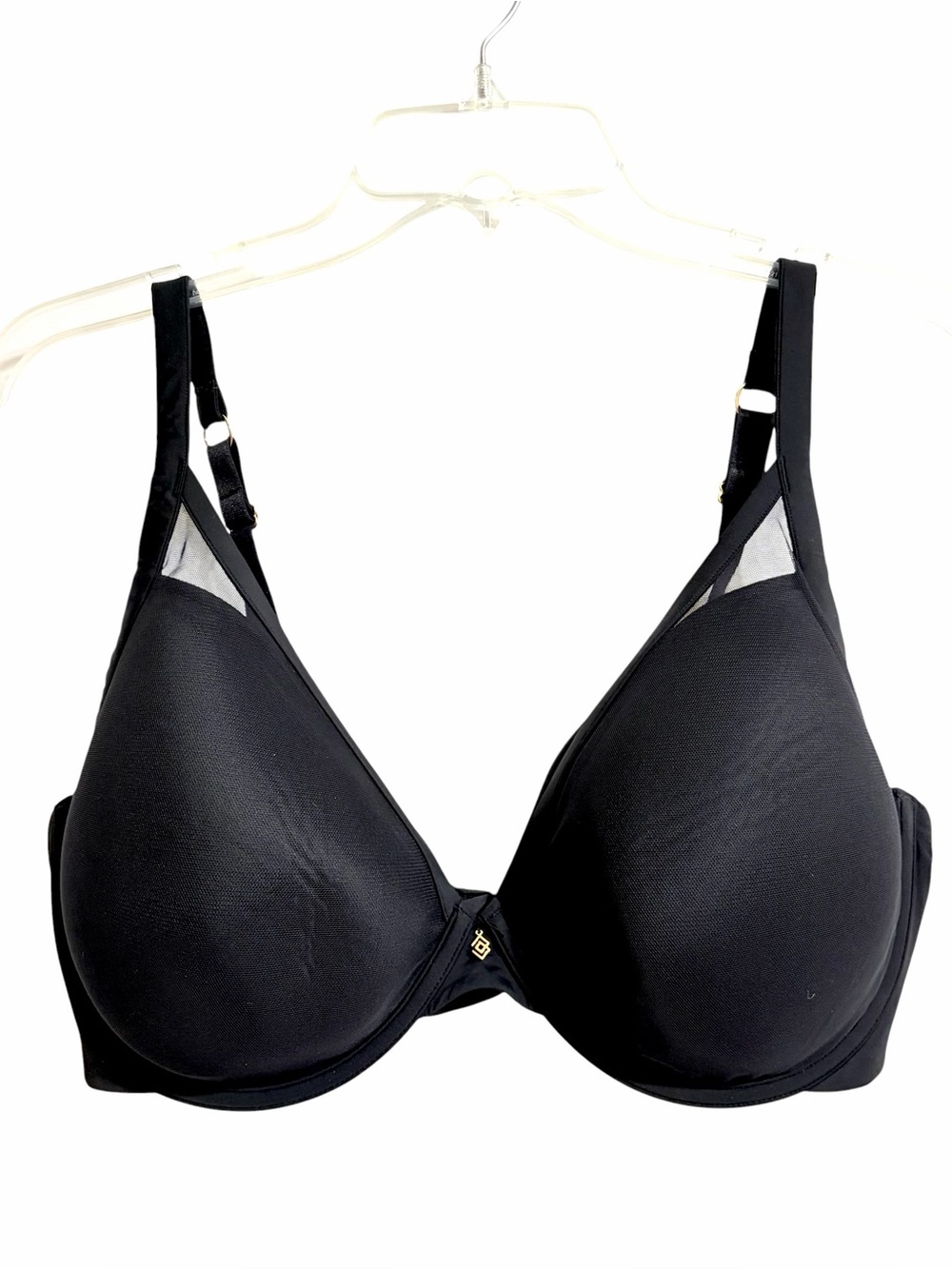ThirdLove 24/7 Classic Contour Plunge Bra Womens 40 E Black Underwire Padded